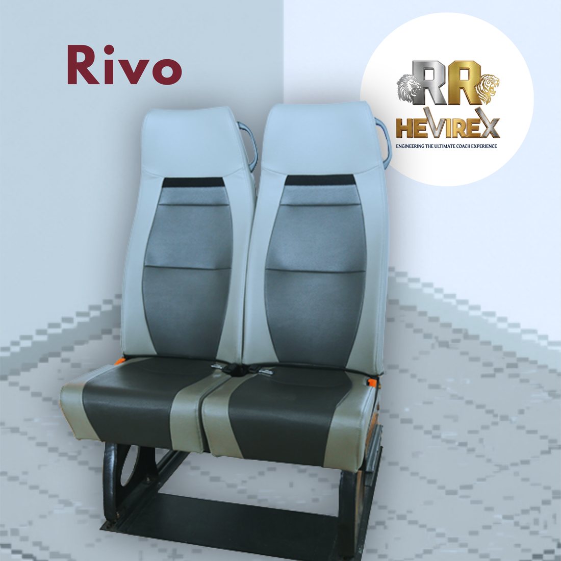 Rivo compact 2+2 minibus seat, RR Hevirex Coach Builders Karur